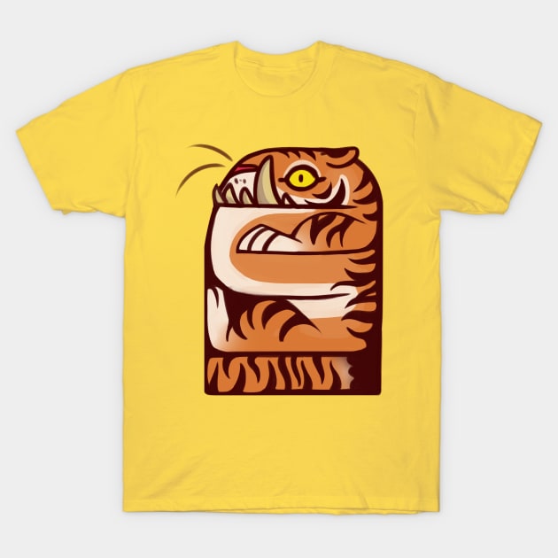 Tiger Squash T-Shirt by therealfirestarter